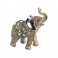 L'éléphant perles de strass, hauteur 12,5 cm