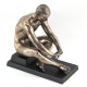 Statuette homme : Relaxation, hauteur 15 cm