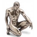 Statuette homme nu : Stand by, hauteur 15 cm