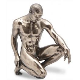 Statuette homme : Stand by, hauteur 15 cm