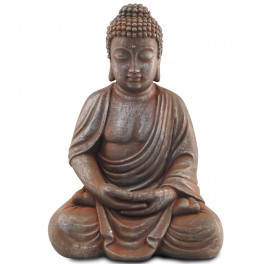 Sculpture Résine : Le Bouddha en méditation, H 48 cm