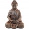 Sculpture Résine : Le Bouddha en méditation, H 48 cm