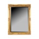 Grand miroir Baroque, encadrement dorée, hauteur 70 cm