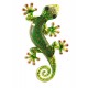 Le gecko coloré, modèle vert H22 cm