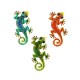 Le gecko coloré, modèle vert H15 cm