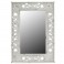 Miroir baroque blanc rectangulaire