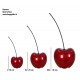 Cherry Kiss : Cerise déco XXL, design rouge