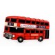 Déco murale Londres : Le bus rouge en métal