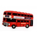Déco murale Londres : Le bus rouge en métal
