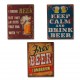 Plaque métal Keep Calm & drink a Beer