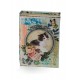 Boite Livre, Motif Chat romantique et floral Chat, H 26 cm