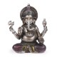 Ganesh en résine coloré, H 20 cm
