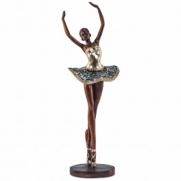 Statuette Danseuse : Ballerine noire, Mod 1, H 42 cm