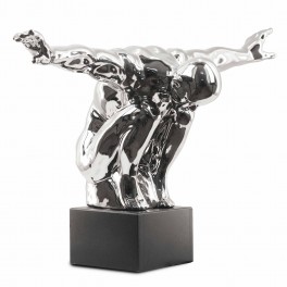 Statuette Abstraite PLENITUDE, L 66 cm