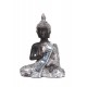 Figurine Mini Bouddha Silver Mod 1, H 13 cm