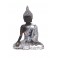 Mini Bouddha Silver Mod 2, H 13 cm