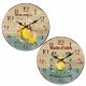 Horloge Huile d'olive Provence, MDF, Diam 34 cm