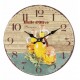 Horloge Huile d'olive Provence, MDF, Diam 34 cm