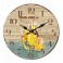 Horloge Huile d'olive Provence, MDF, Diam 34 cm