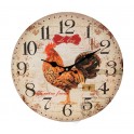 Horloge Campagne : Modèle Coq 3, Diamètre 34 cm