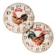 Horloge Coq 3, Diamètre 34 cm