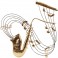 Déco murale musique : Portée & Saxo, L 68 cm