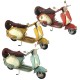Scooter Type Vespa, Mod Jaune, L 17 cm