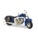 Moto miniature en métal, Bleu L 26 cm