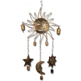 Mobile Soleil & Lunes, H 80 cm