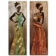 Tableau Africaine 2, TRIBUTE TO SAVANNAH, H 90 cm