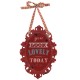 Suspension métal Shabby Chic : Mod LOVELY, H 21 cm