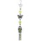 Suspension Bougeoir Cage, Papillon, Jaune, H 100