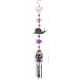 Suspension Bougeoir Cage, Escargot, Violet, H 100