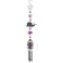 Suspension Bougeoir Cage, Escargot, Violet, H 100