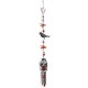 Suspension Bougeoir Cage, Oiseau, Rouge, H 100