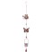 Suspension métal dorée Chouette 1, H 95 cm