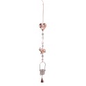 Suspension métal dorée Eléphant, H 95 cm