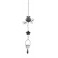 Suspension hibou branche, H 85 cm