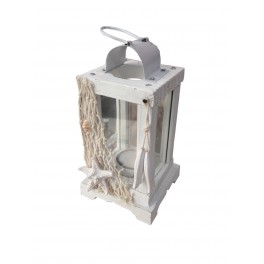 Photophore lanterne, Déco marine, H 22 cm