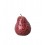 Mini Poire rouge, Crazy Glass, H 11 cm