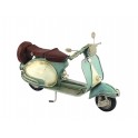 Scooter Type Vespa, Bleu, L 17 cm