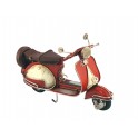 Scooter Type Vespa, Rouge, L 17 cm