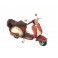 Scooter Type Vespa, Rouge, L 17 cm