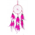 Attrape-rêves colorés, Fushia H 36 cm
