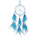 Attrape-rêves colorés, bleu ciel H 36 cm