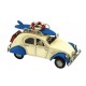 Petite 2CV miniatures, L 16 cm, Bleu & Blanc