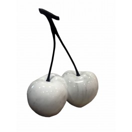 Double Cerise déco DL, design Blanc Marbré
