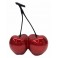Double Cerise déco XL, design rouge