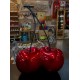 Double Cerise déco XL, design rouge