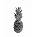 Fruit déco : Ananas chromé, H 29 cm